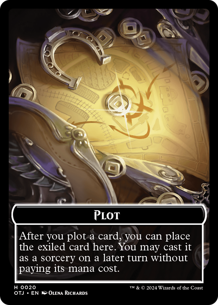 Pest // Plot Double-Sided Token [Outlaws of Thunder Junction: Breaking News Tokens] | Jomio and Rueliete's Cards and Comics