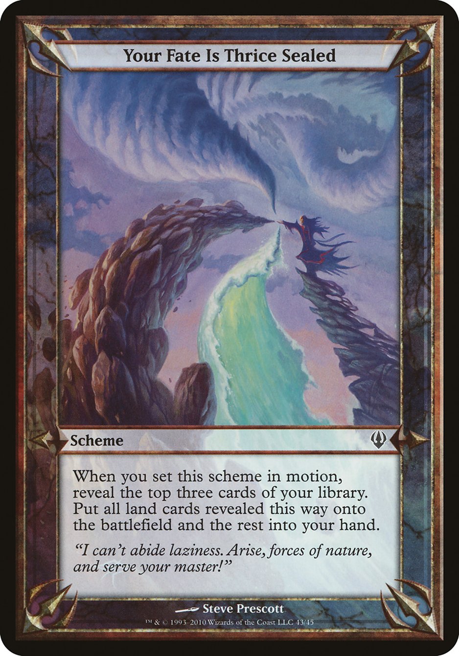 Your Fate Is Thrice Sealed (Schemes) [Archenemy Schemes] | Jomio and Rueliete's Cards and Comics