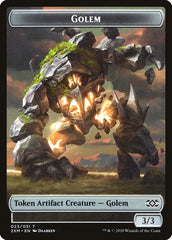 Clue // Golem Double-Sided Token [Double Masters Tokens] | Jomio and Rueliete's Cards and Comics