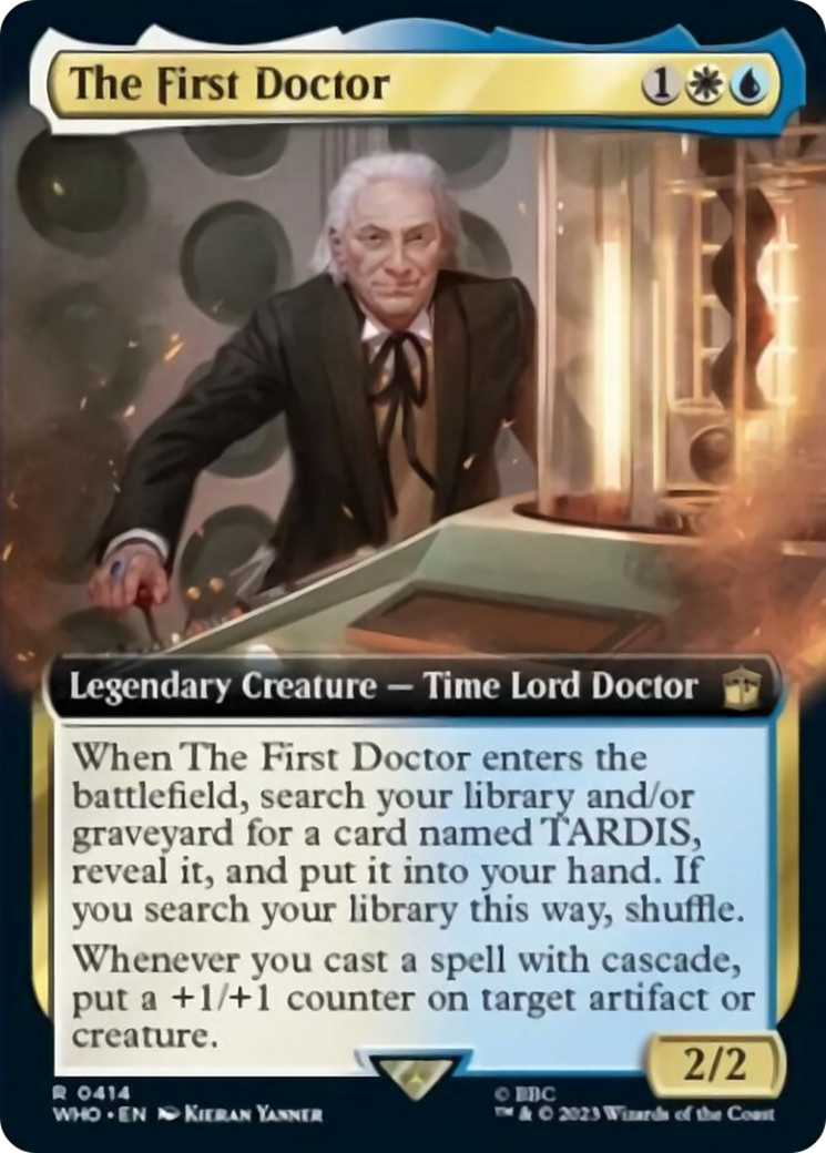 The First Doctor (Extended Art) [Doctor Who] | Jomio and Rueliete's Cards and Comics
