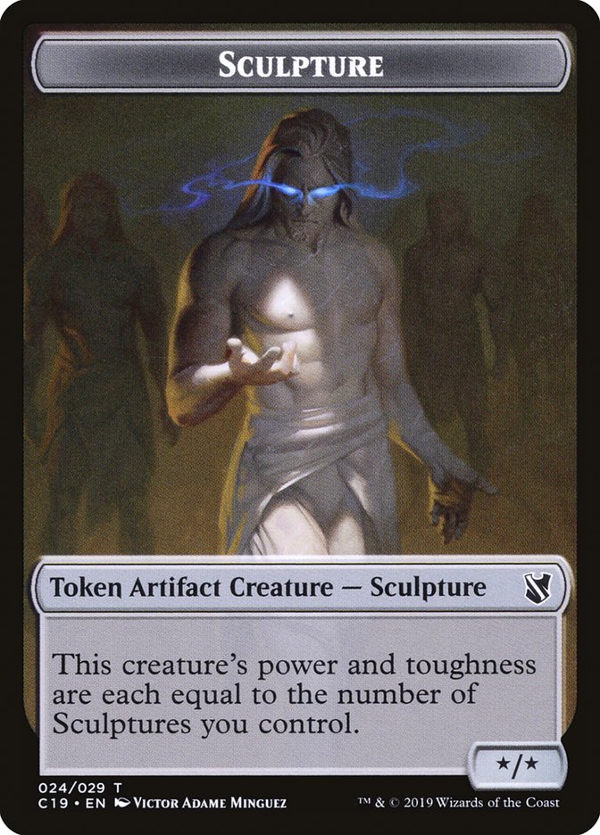 Sculpture Token [Commander 2019 Tokens] | Jomio and Rueliete's Cards and Comics