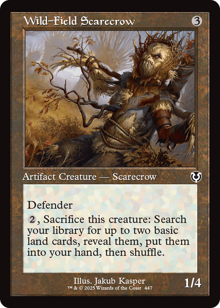 Wild-Field Scarecrow (Retro Frame) [Innistrad Remastered] | Jomio and Rueliete's Cards and Comics