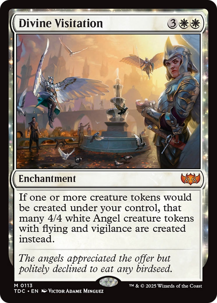 Divine Visitation [Tarkir: Dragonstorm Commander] | Jomio and Rueliete's Cards and Comics