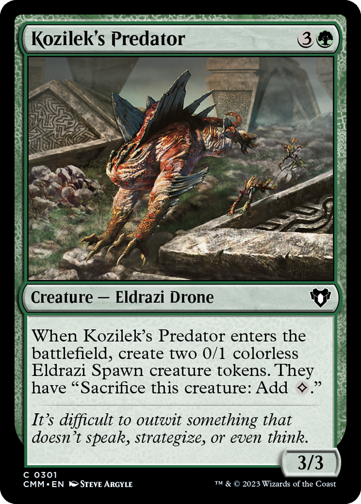 Kozilek's Predator [Commander Masters] | Jomio and Rueliete's Cards and Comics