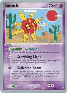 Solrock (47/107) (Suns & Moons - Miska Saari) [World Championships 2006] | Jomio and Rueliete's Cards and Comics