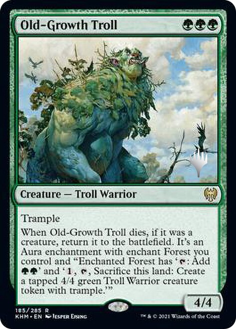 Old-Growth Troll (Promo Pack) [Kaldheim Promos] | Jomio and Rueliete's Cards and Comics