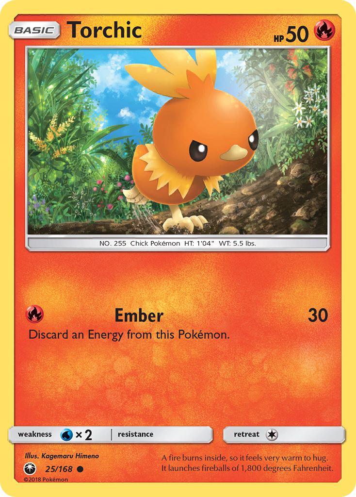 Torchic (25/168) [Sun & Moon: Celestial Storm] | Jomio and Rueliete's Cards and Comics
