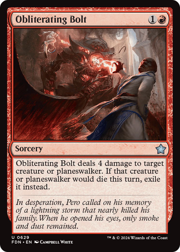 Obliterating Bolt [Foundations] | Jomio and Rueliete's Cards and Comics