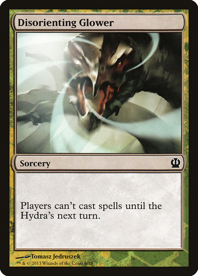 Disorienting Glower [Theros Face the Hydra] | Jomio and Rueliete's Cards and Comics
