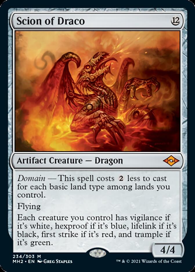 Scion of Draco [Modern Horizons 2] | Jomio and Rueliete's Cards and Comics