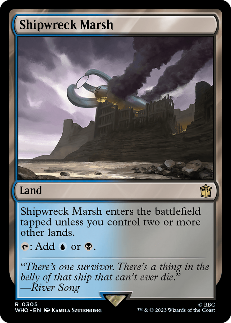 Shipwreck Marsh [Doctor Who] | Jomio and Rueliete's Cards and Comics
