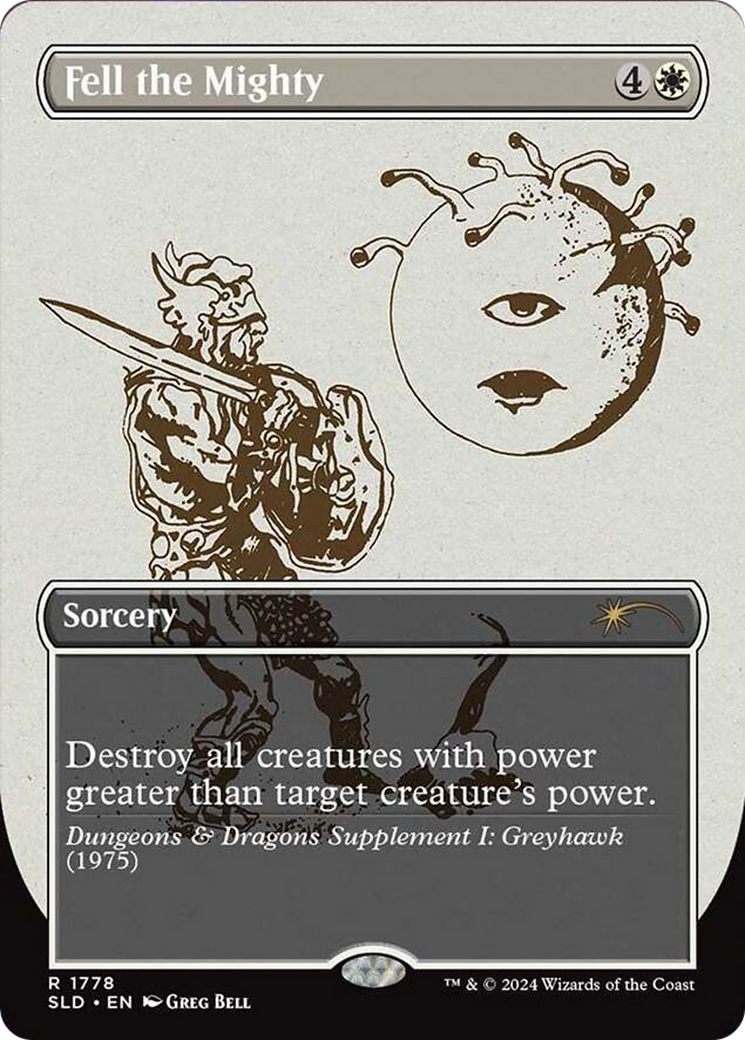Fell the Mighty [Secret Lair Drop Series] | Jomio and Rueliete's Cards and Comics