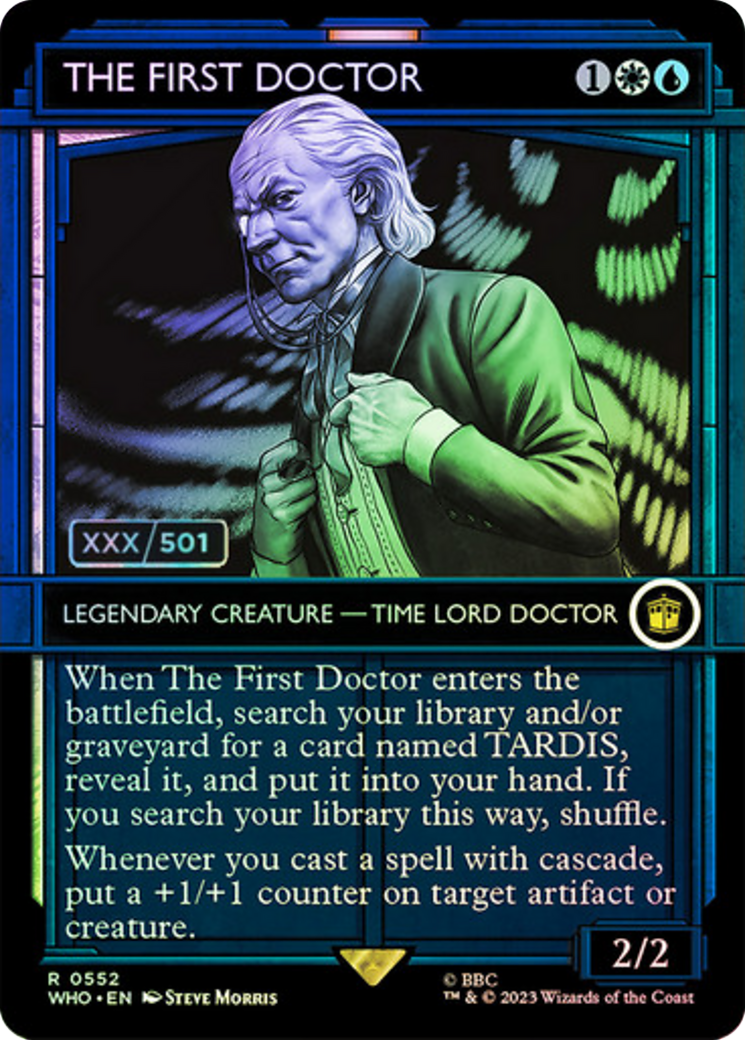 The First Doctor (Serial Numbered) [Doctor Who] | Jomio and Rueliete's Cards and Comics