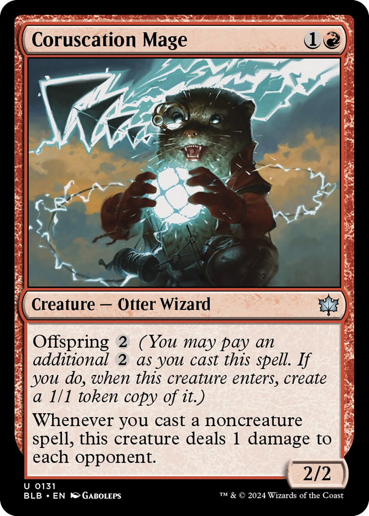 Coruscation Mage [Bloomburrow] | Jomio and Rueliete's Cards and Comics