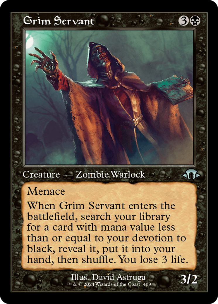 Grim Servant (Retro) [Modern Horizons 3] | Jomio and Rueliete's Cards and Comics