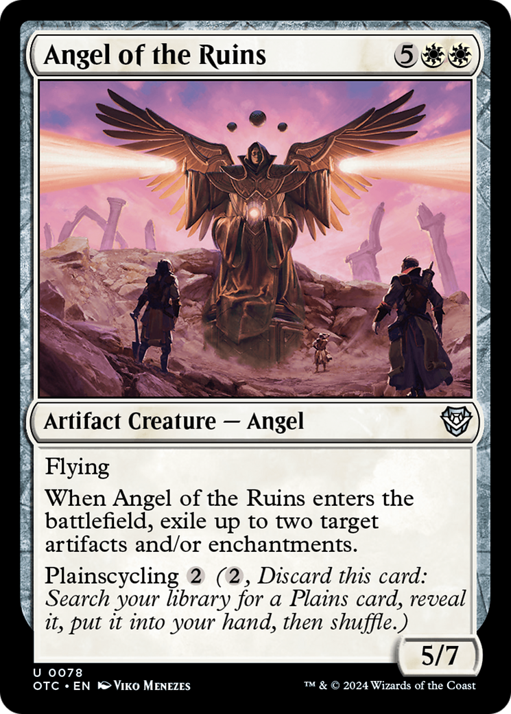 Angel of the Ruins [Outlaws of Thunder Junction Commander] | Jomio and Rueliete's Cards and Comics