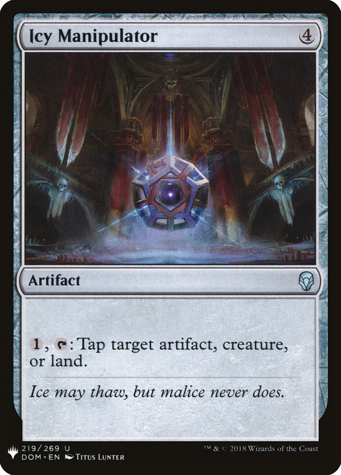 Icy Manipulator [Mystery Booster] | Jomio and Rueliete's Cards and Comics