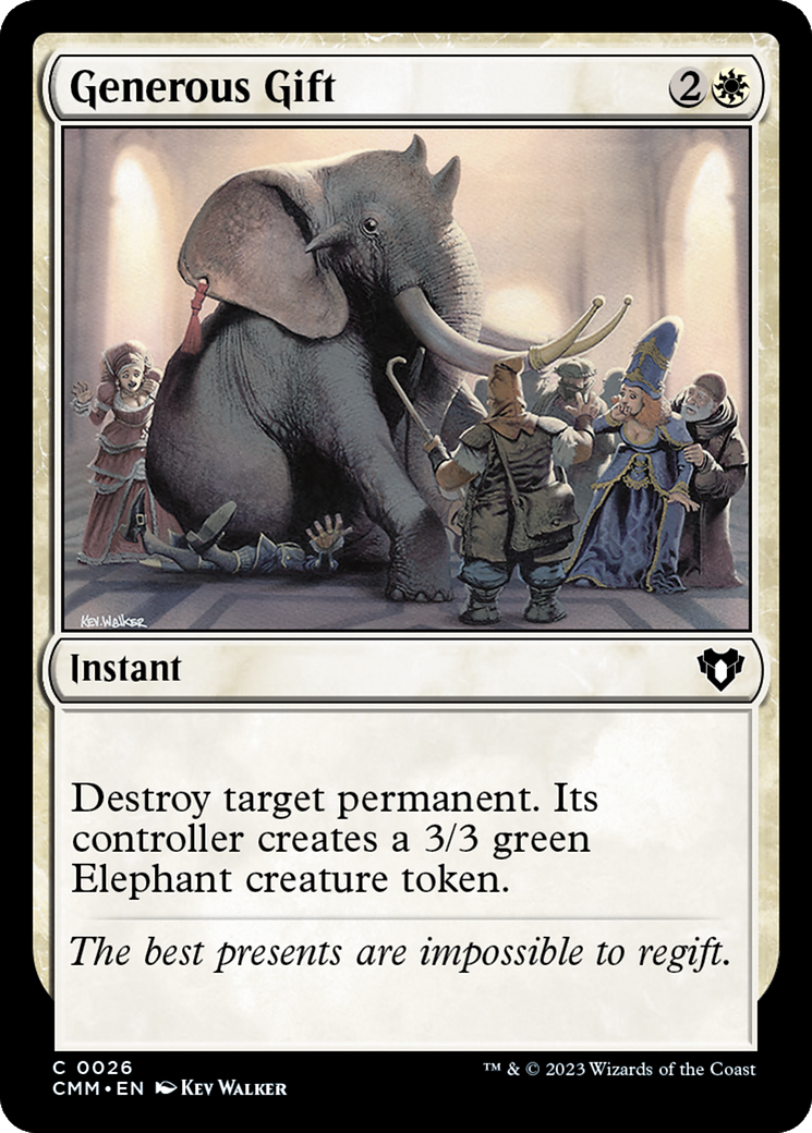 Generous Gift [Commander Masters] | Jomio and Rueliete's Cards and Comics