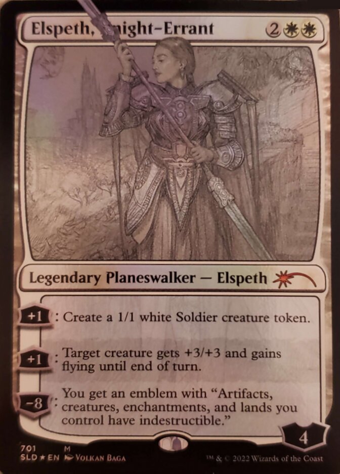 Elspeth, Knight-Errant (Sketch) [Secret Lair Drop Promos] | Jomio and Rueliete's Cards and Comics