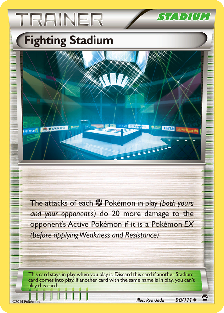 Fighting Stadium (90/111) [XY: Furious Fists] | Jomio and Rueliete's Cards and Comics