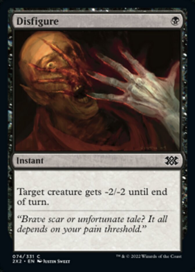 Disfigure [Double Masters 2022] | Jomio and Rueliete's Cards and Comics