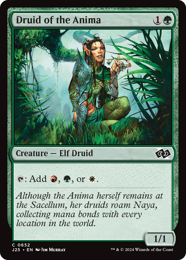 Druid of the Anima [Foundations Jumpstart] | Jomio and Rueliete's Cards and Comics