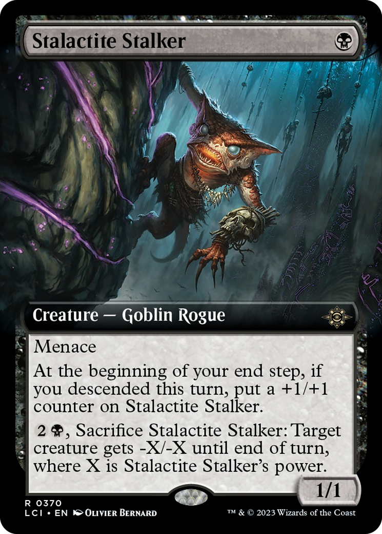 Stalactite Stalker (Extended Art) [The Lost Caverns of Ixalan] | Jomio and Rueliete's Cards and Comics