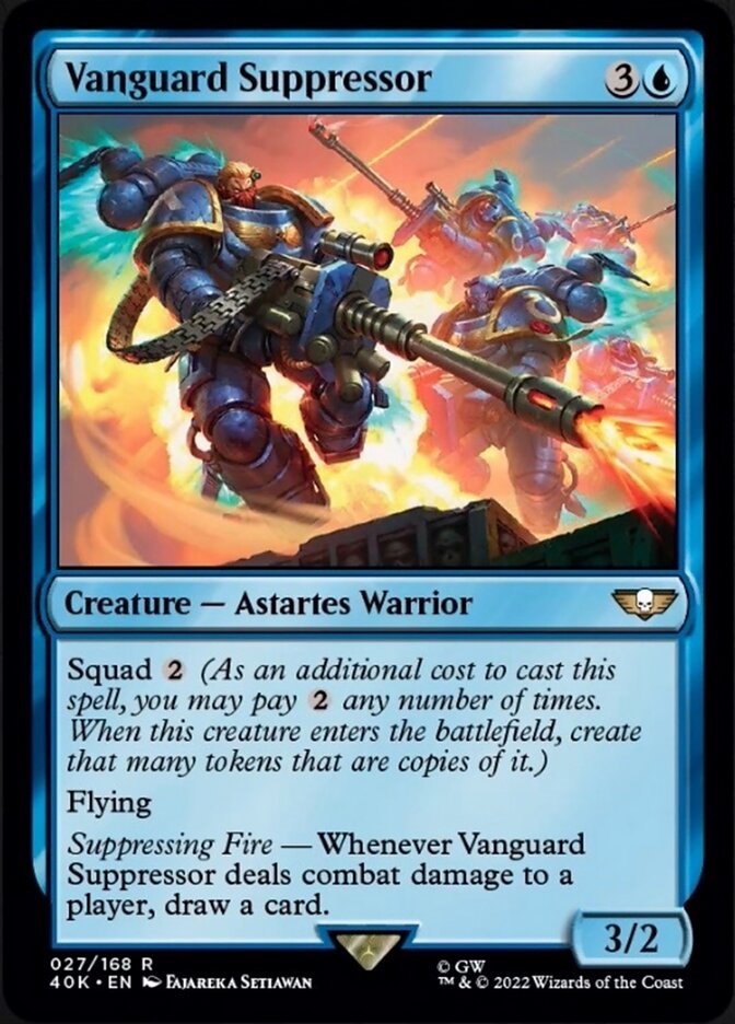 Vanguard Suppressor (Surge Foil) [Warhammer 40,000] | Jomio and Rueliete's Cards and Comics