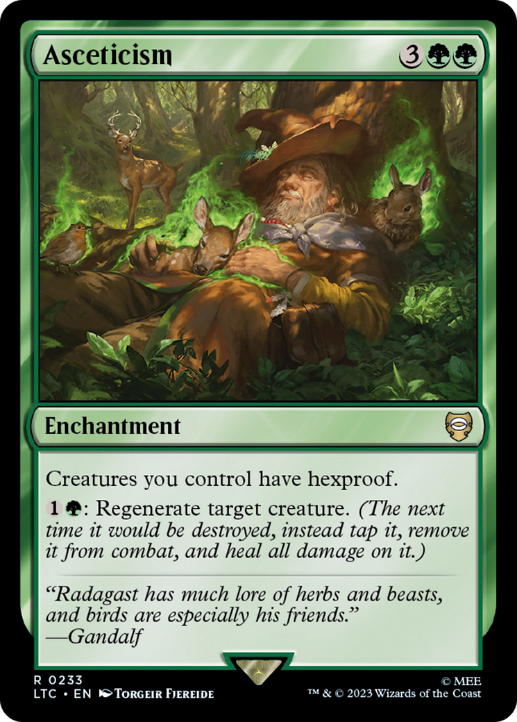 Asceticism [The Lord of the Rings: Tales of Middle-Earth Commander] | Jomio and Rueliete's Cards and Comics