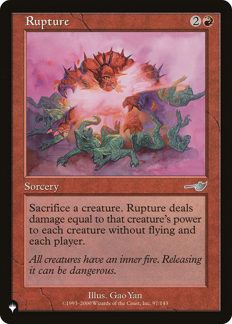 Rupture [The List] | Jomio and Rueliete's Cards and Comics