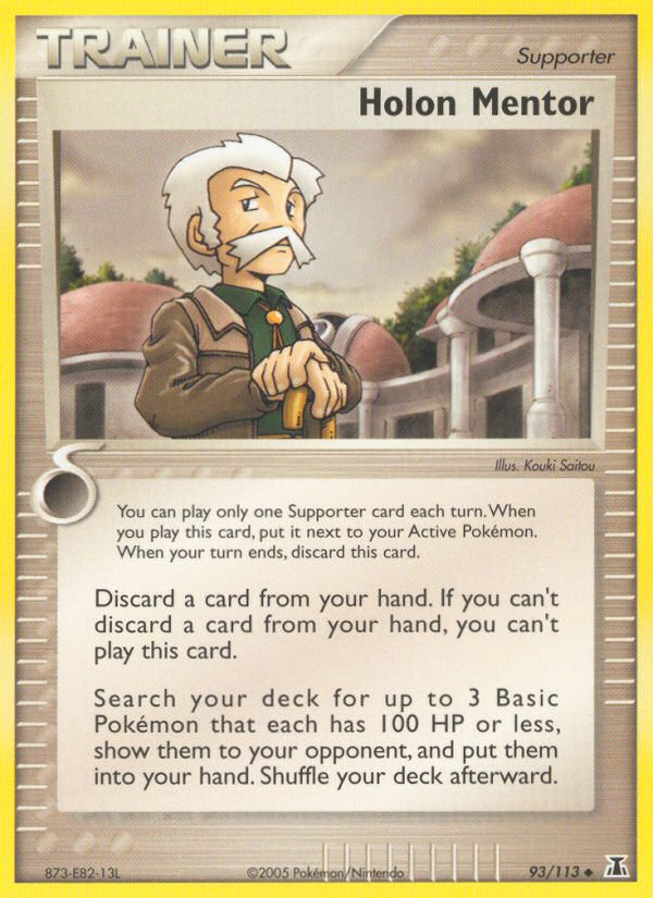 Holon Mentor (93/113) [EX: Delta Species] | Jomio and Rueliete's Cards and Comics