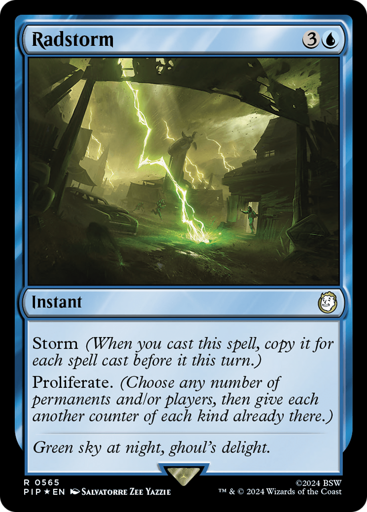 Radstorm (Surge Foil) [Fallout] | Jomio and Rueliete's Cards and Comics