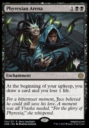 Phyrexian Arena (Promo Pack) [Phyrexia: All Will Be One Promos] | Jomio and Rueliete's Cards and Comics