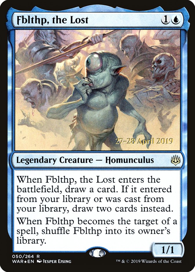 Fblthp, the Lost [War of the Spark Prerelease Promos] | Jomio and Rueliete's Cards and Comics