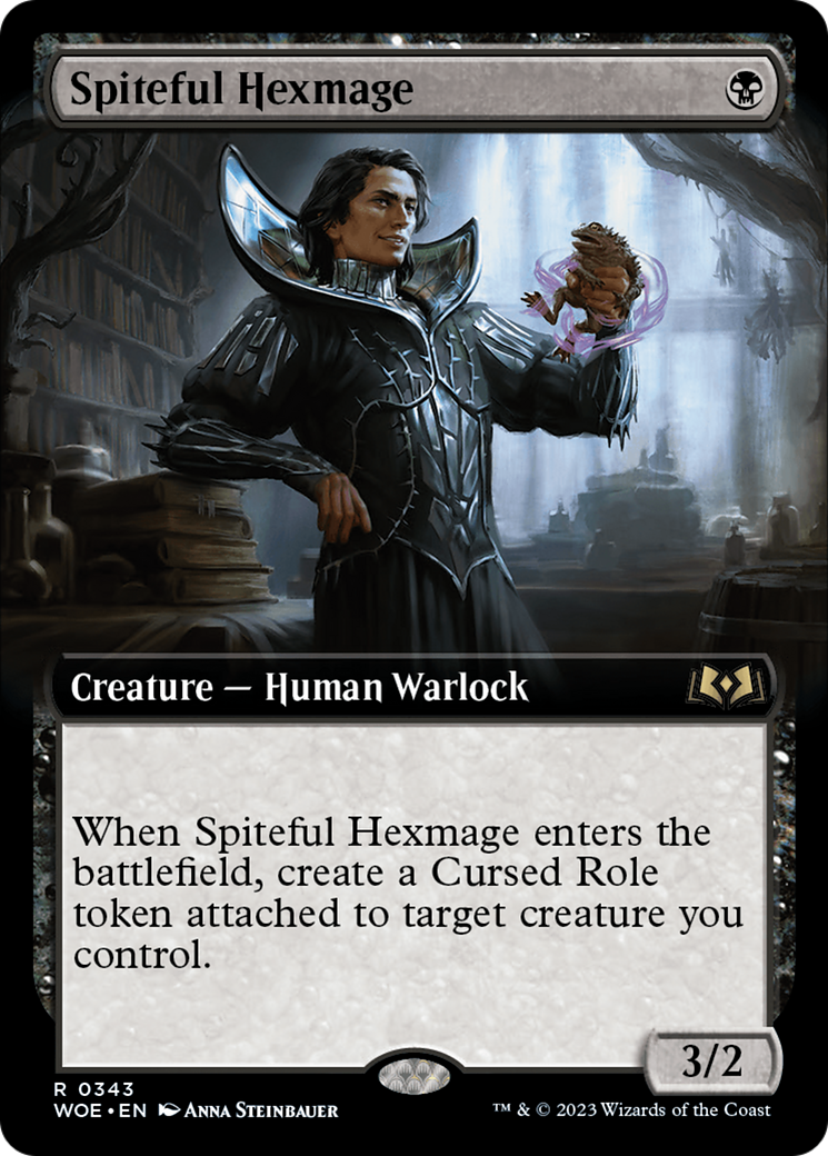 Spiteful Hexmage (Extended Art) [Wilds of Eldraine] | Jomio and Rueliete's Cards and Comics