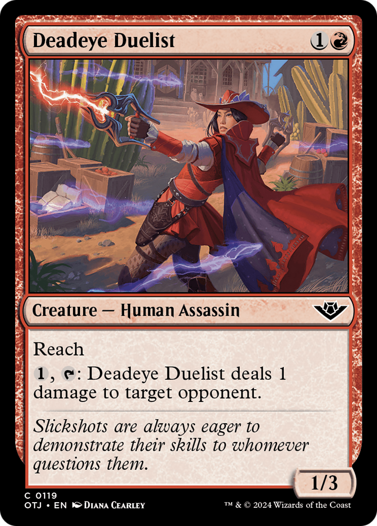 Deadeye Duelist [Outlaws of Thunder Junction] | Jomio and Rueliete's Cards and Comics