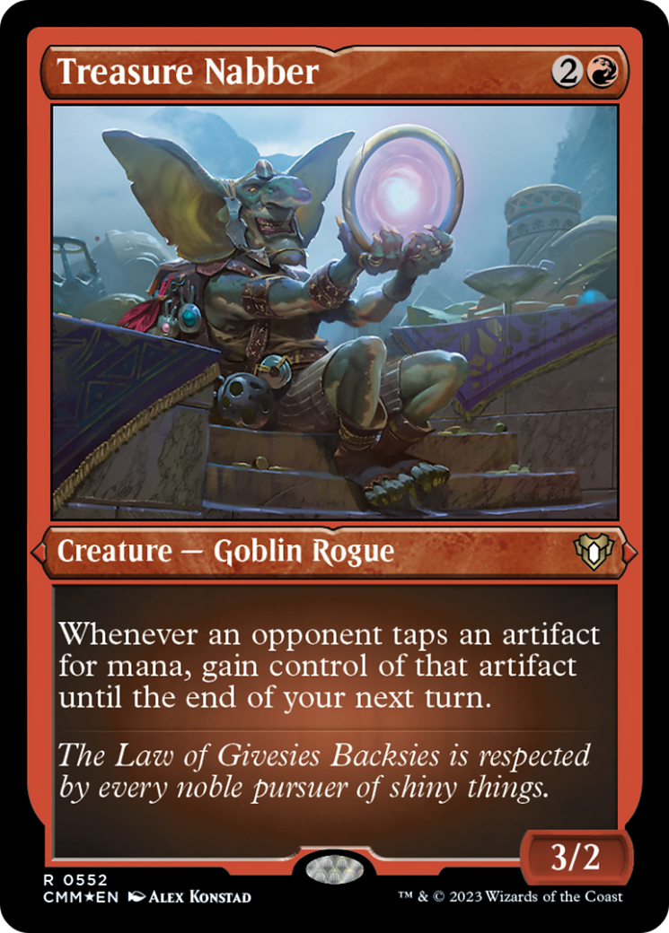 Treasure Nabber (Foil Etched) [Commander Masters] | Jomio and Rueliete's Cards and Comics