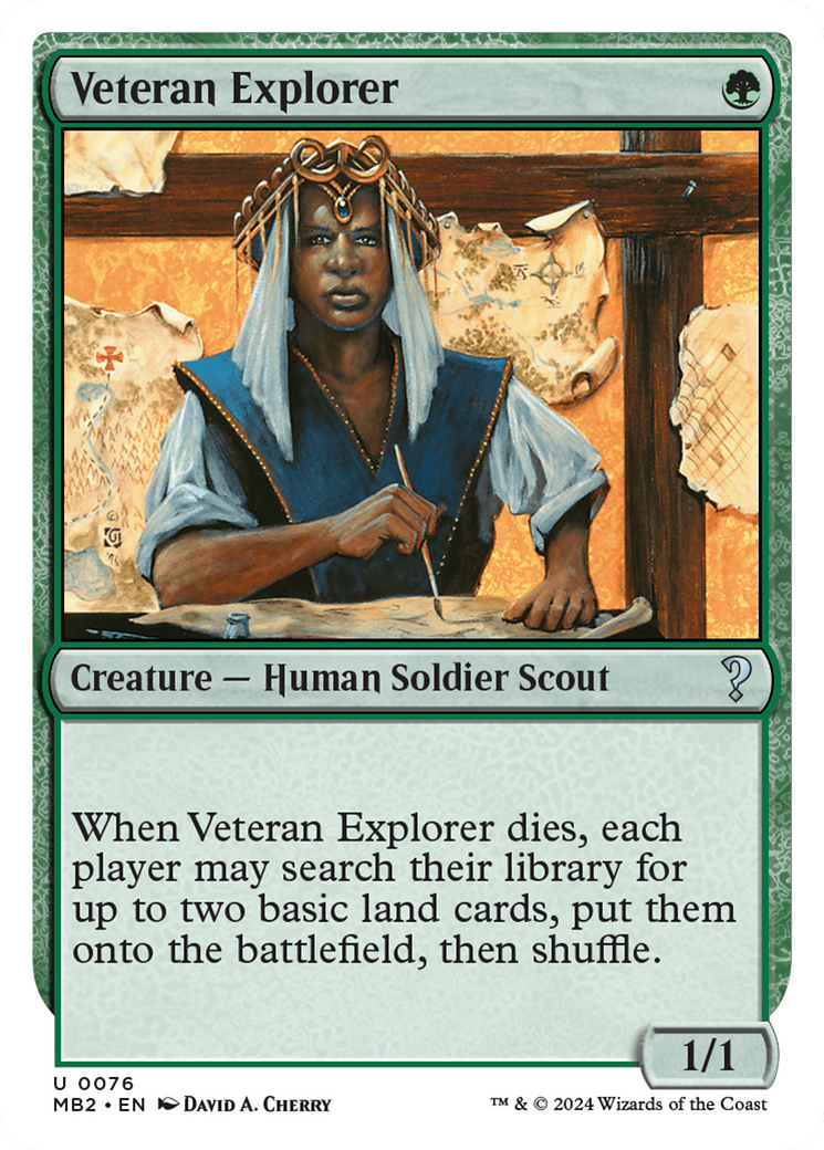 Veteran Explorer (White Border) [Mystery Booster 2] | Jomio and Rueliete's Cards and Comics