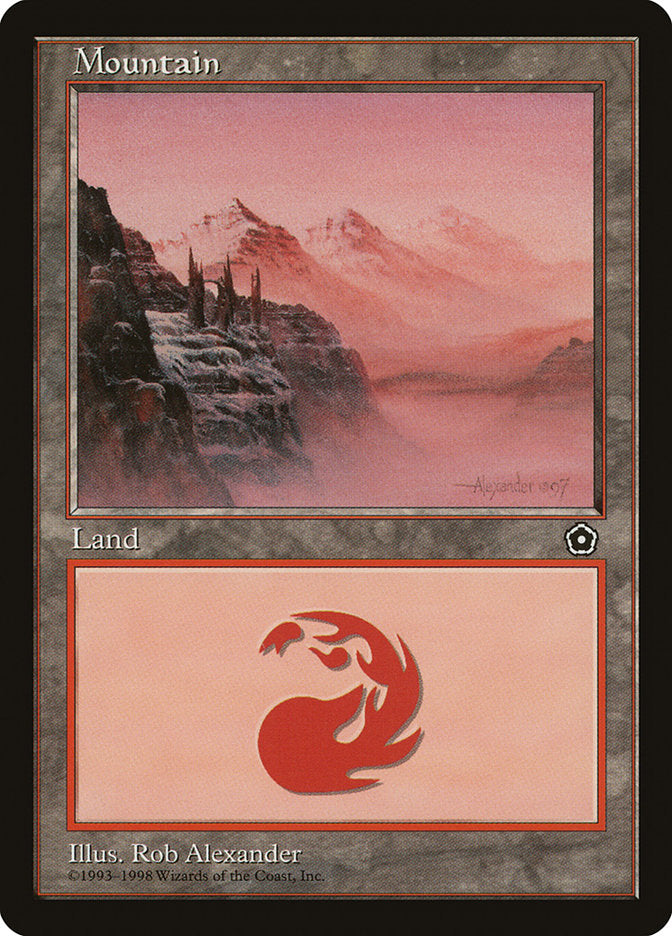 Mountain (Signature on Right) [Portal Second Age] | Jomio and Rueliete's Cards and Comics