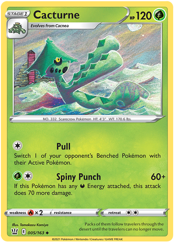 Cacturne (005/163) [Sword & Shield: Battle Styles] | Jomio and Rueliete's Cards and Comics