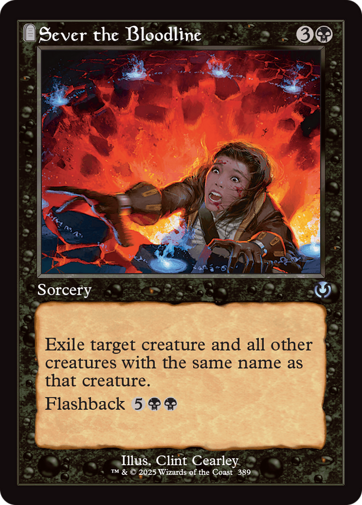 Sever the Bloodline (Retro Frame) [Innistrad Remastered] | Jomio and Rueliete's Cards and Comics