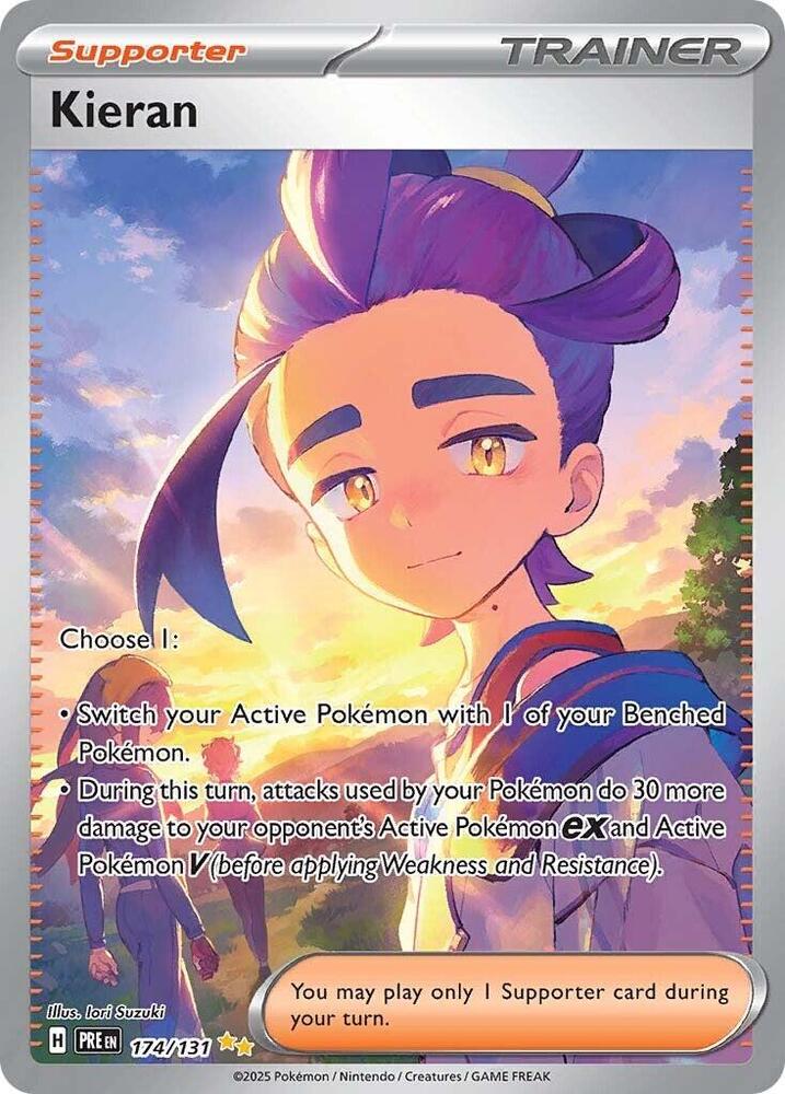 Kieran (174/131) [Scarlet & Violet: Prismatic Evolutions] | Jomio and Rueliete's Cards and Comics