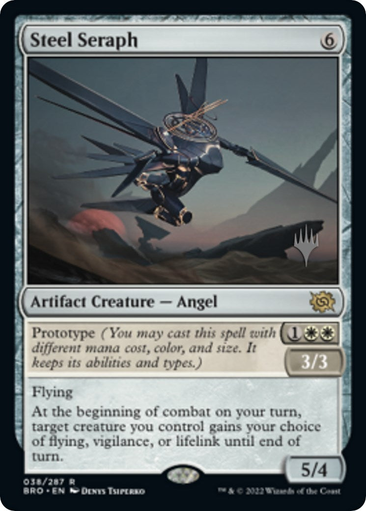 Steel Seraph (Promo Pack) [The Brothers' War Promos] | Jomio and Rueliete's Cards and Comics