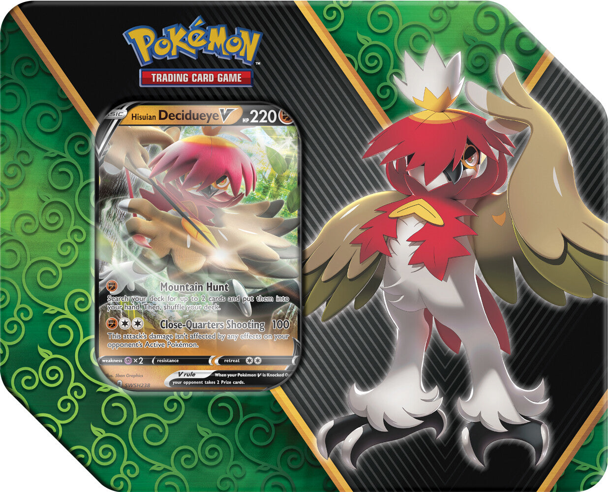 Divergent Powers Tin (Hisuian Decidueye V) | Jomio and Rueliete's Cards and Comics