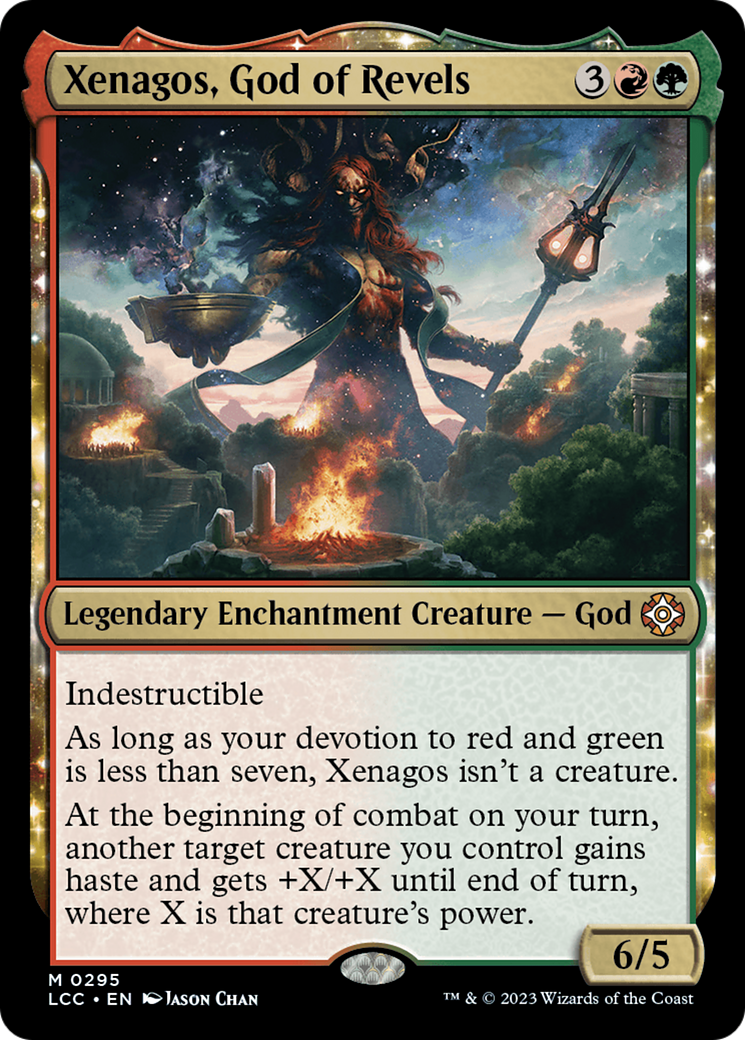 Xenagos, God of Revels [The Lost Caverns of Ixalan Commander] | Jomio and Rueliete's Cards and Comics