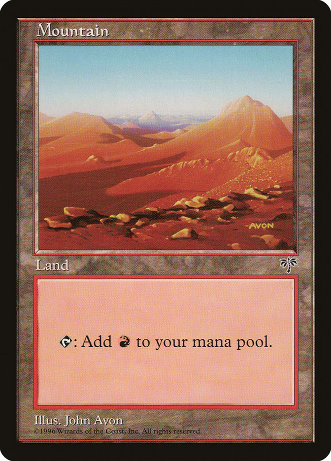 Mountain (Yellow Signature) [Mirage] | Jomio and Rueliete's Cards and Comics