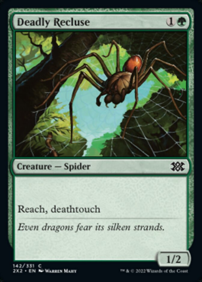 Deadly Recluse [Double Masters 2022] | Jomio and Rueliete's Cards and Comics