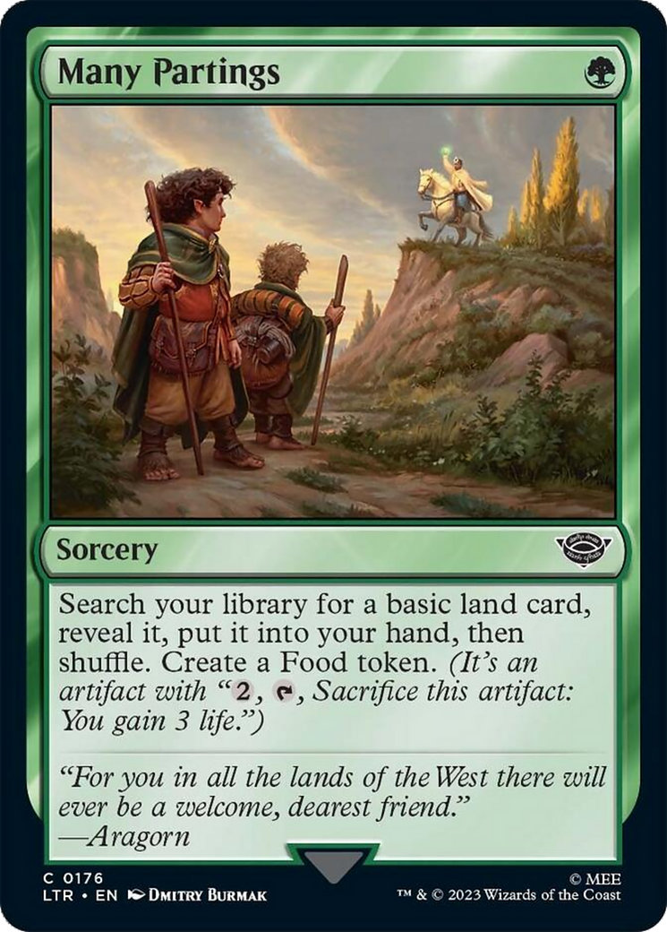 Many Partings [The Lord of the Rings: Tales of Middle-Earth] | Jomio and Rueliete's Cards and Comics