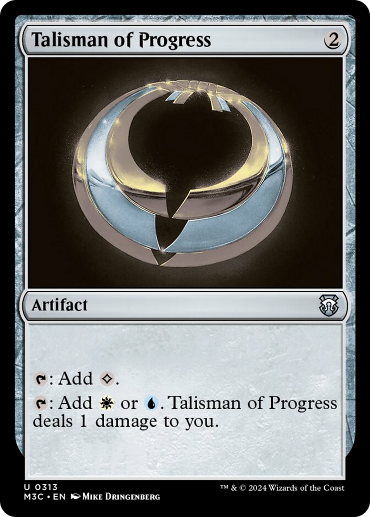Talisman of Progress (Ripple Foil) [Modern Horizons 3 Commander] | Jomio and Rueliete's Cards and Comics