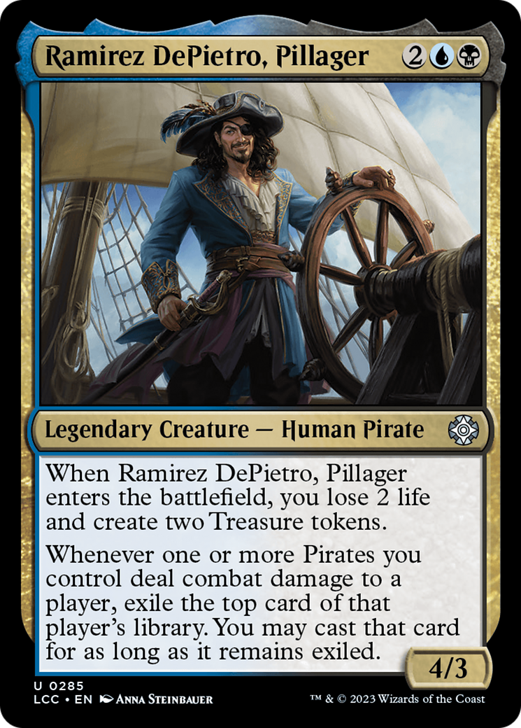 Ramirez DePietro, Pillager [The Lost Caverns of Ixalan Commander] | Jomio and Rueliete's Cards and Comics